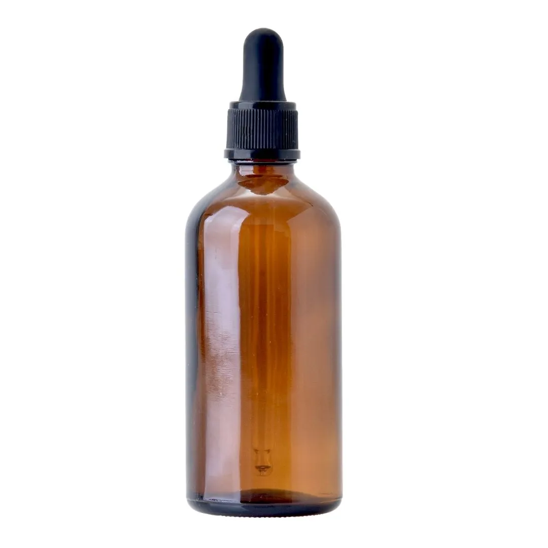 100ml Amber Glass Dropper Bottle