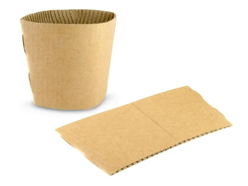 12-16oz Kraft Coffee Clutch Sleeve