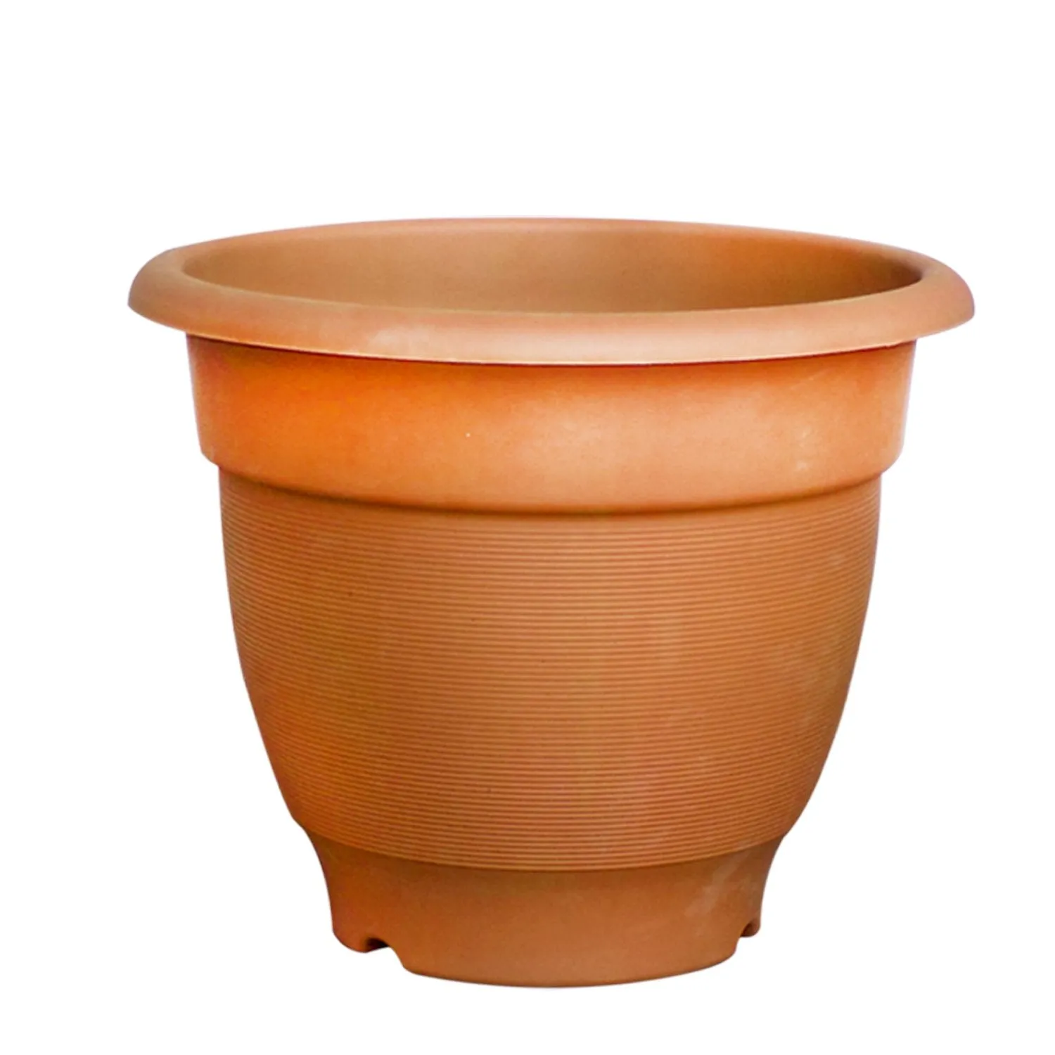 1720 Garden Heavy Plastic Planter Pot Gamla 17x14 inch Color May Vary (1Pc)