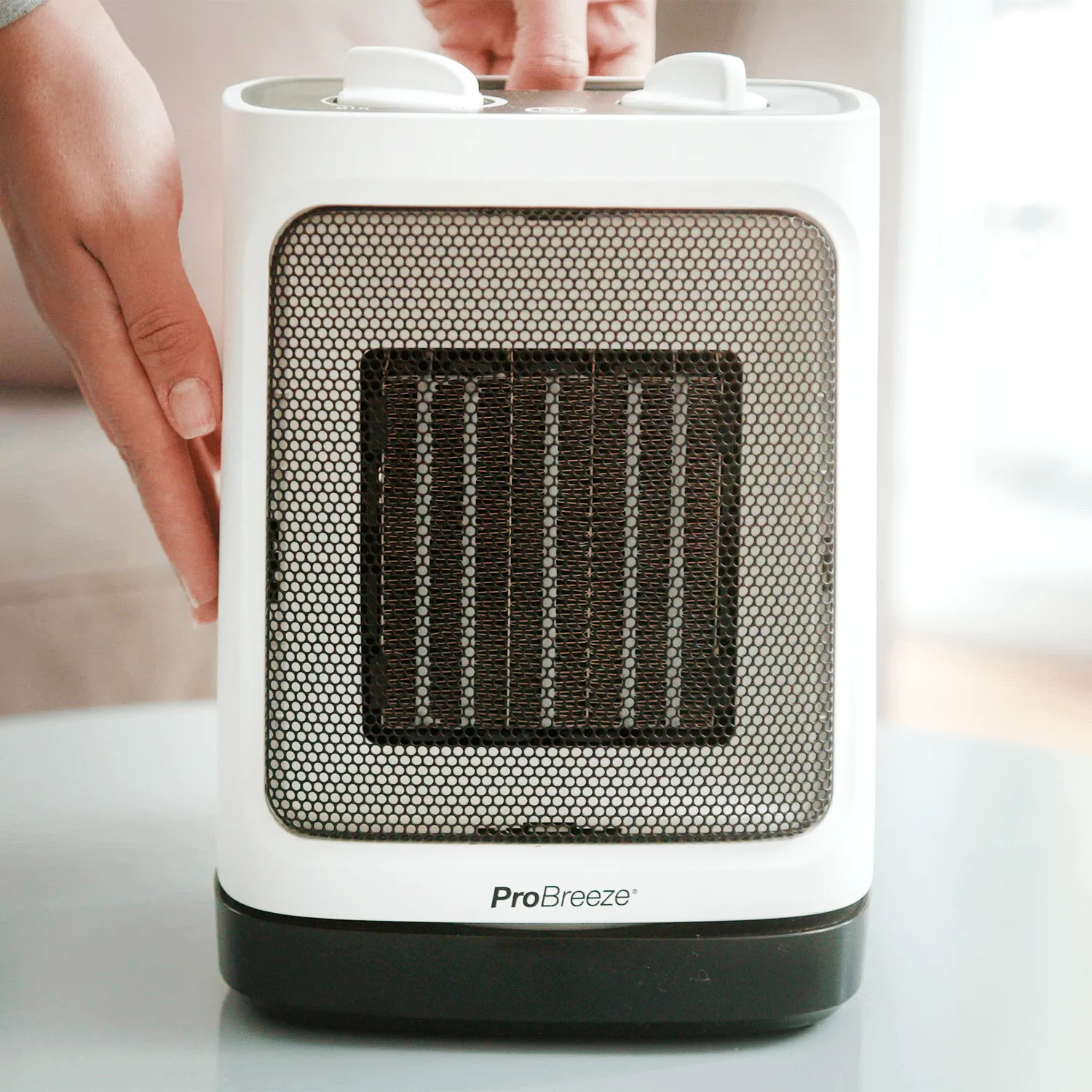 2000W Mini Ceramic Fan Heater with Automatic Oscillation