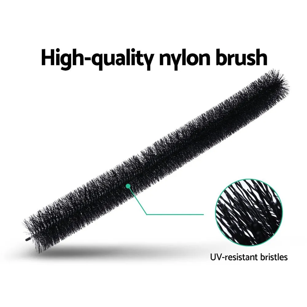 24 Pcs Gutter Brush Guard 100mmx22m Length Leaf Twigs Filter Home Garden