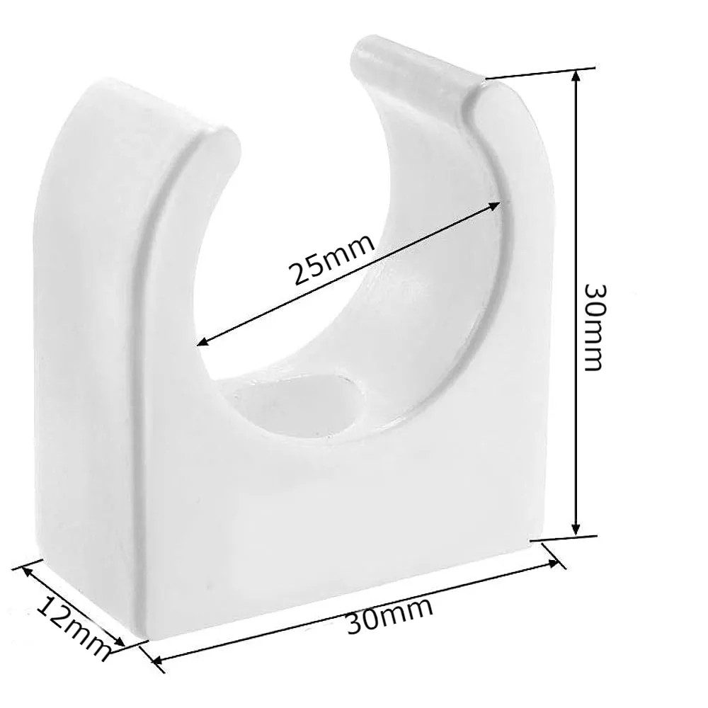 25mm White Vertical Plastic Bracket Suaitable for 300/370/280/260 Motor