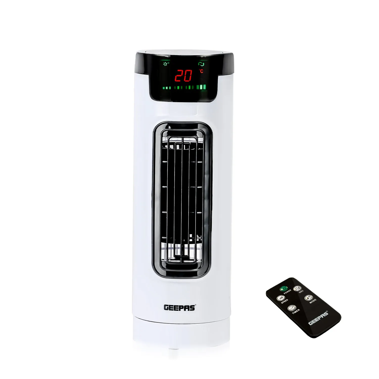 30W Three-Speed Remote Controlled Mini Tower Fan