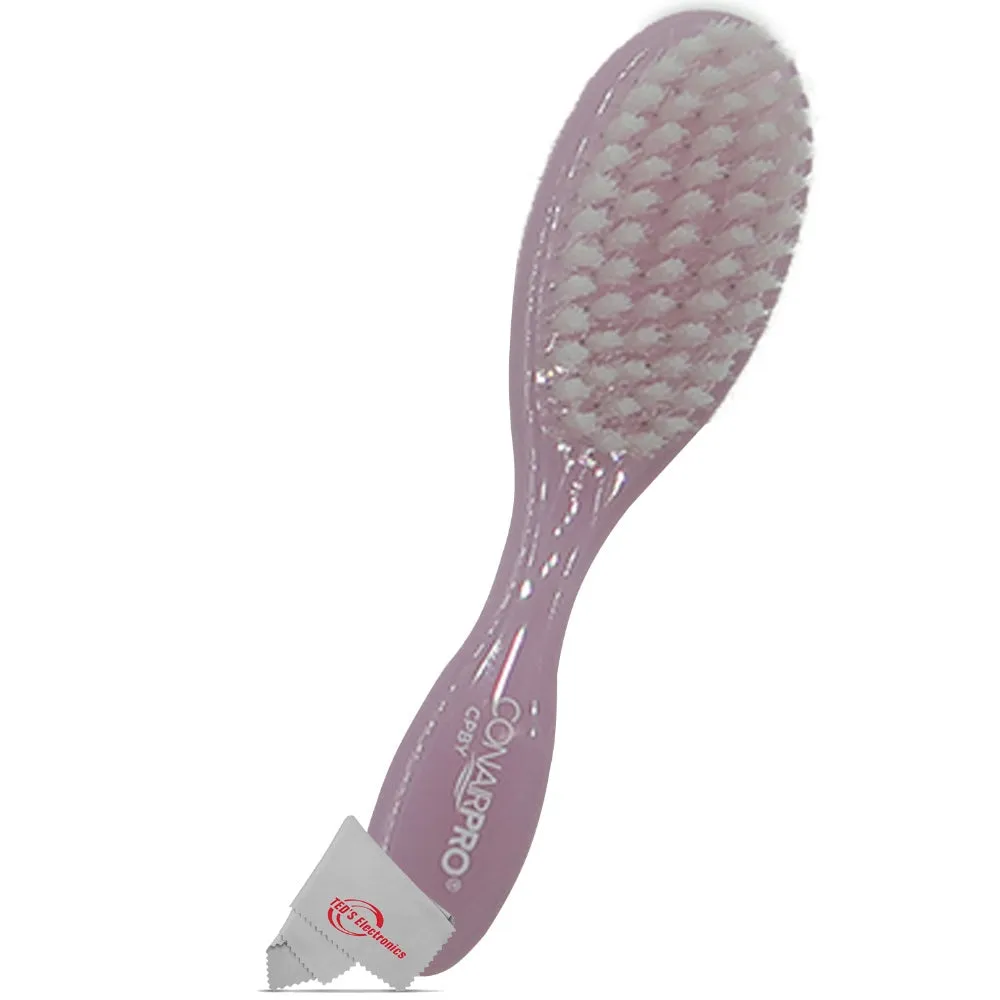 3x Conair Pro Baby Brush Extra Gentle for Little Heads (Pink)