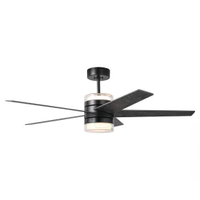 52" Fanelee 5 Blades Industrial Ceiling Fan with LED Lighting