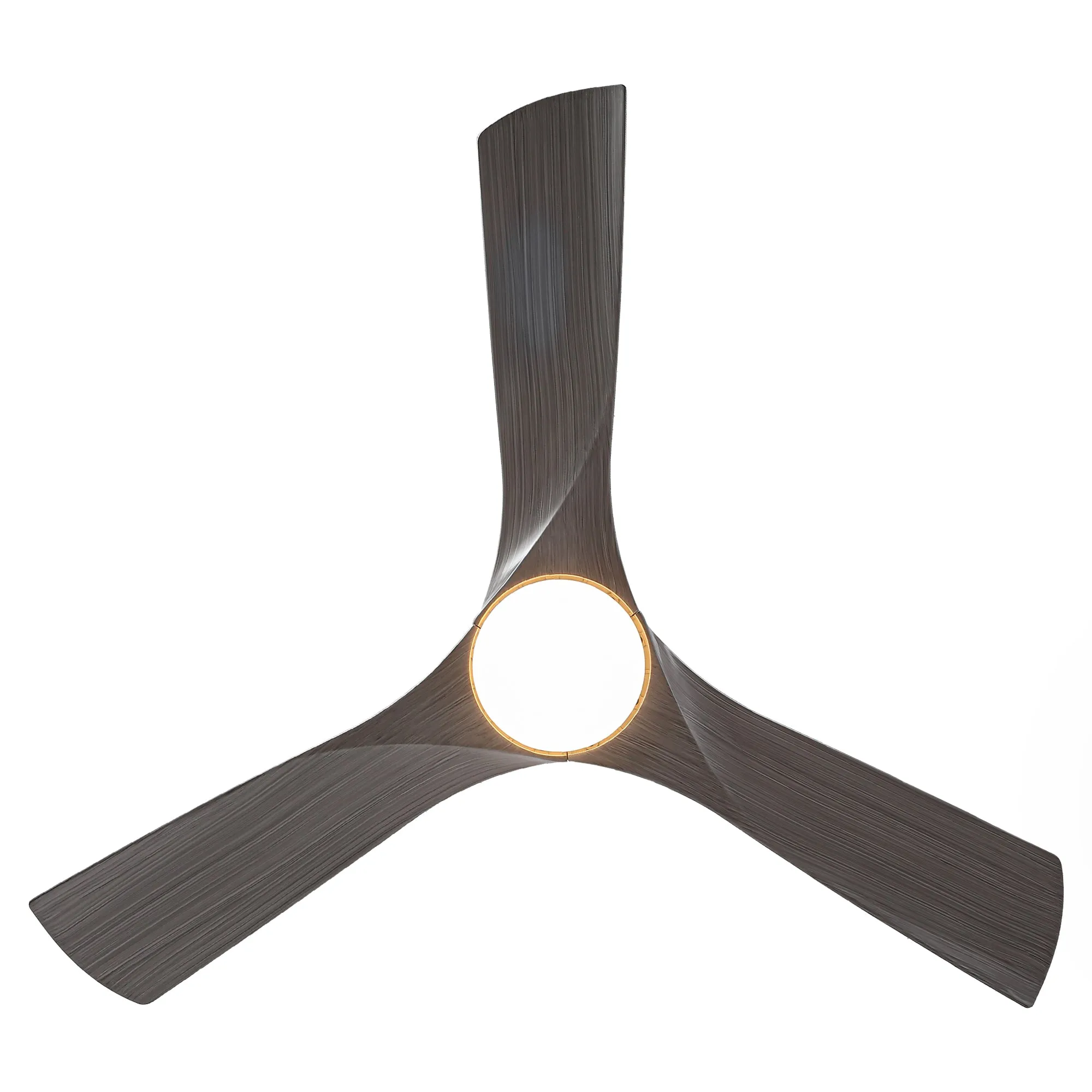 54" Industrial 3 Blades LED Ceiling Fan with Remote Control