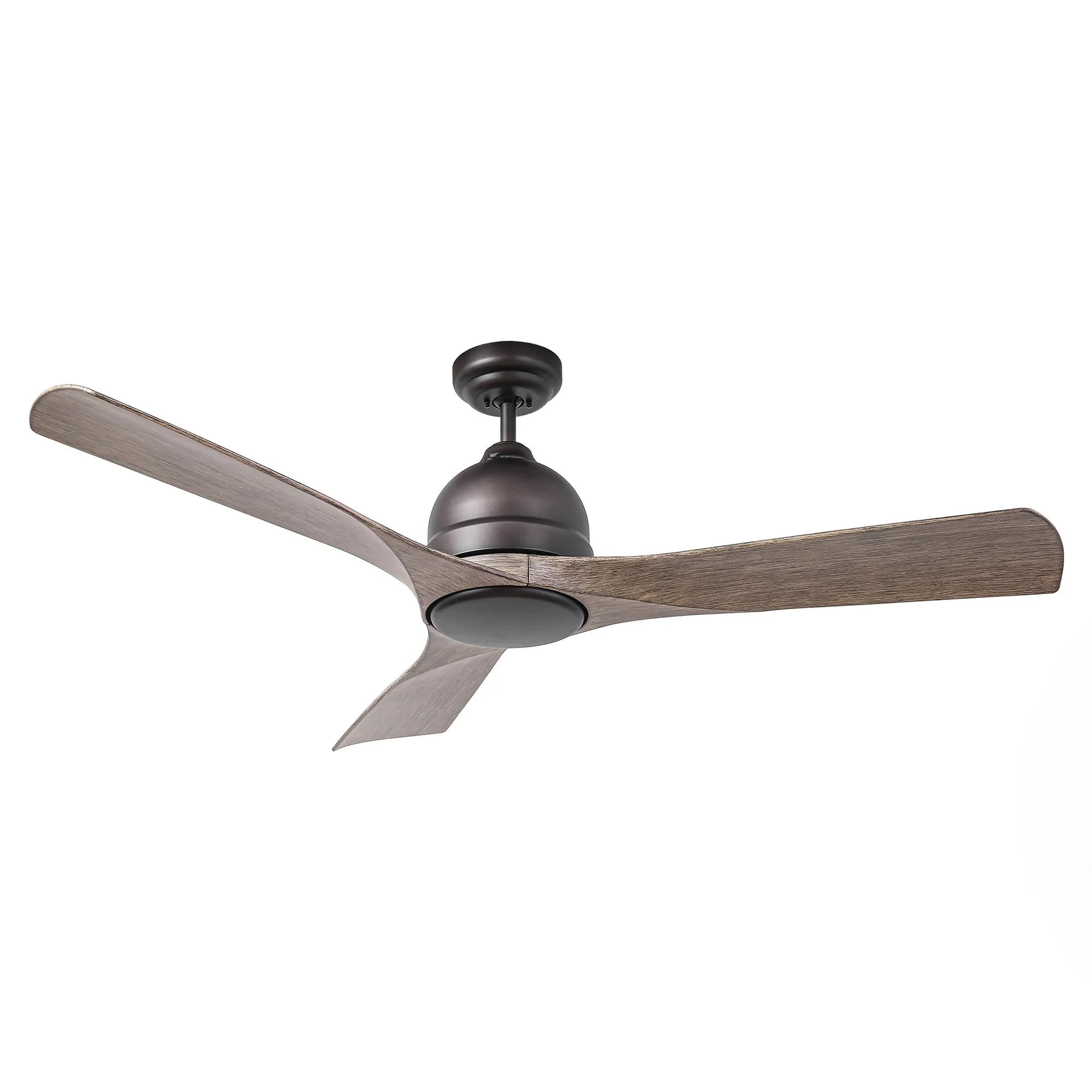 54" Industrial 3 Blades LED Ceiling Fan with Remote Control