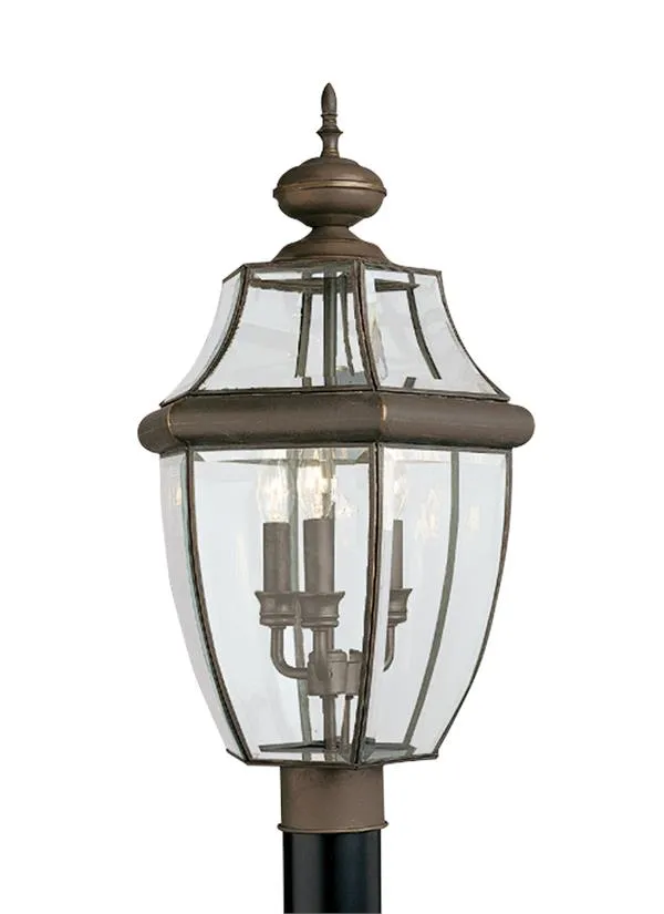 8239EN-02, Three Light Outdoor Post Lantern , Lancaster Collection