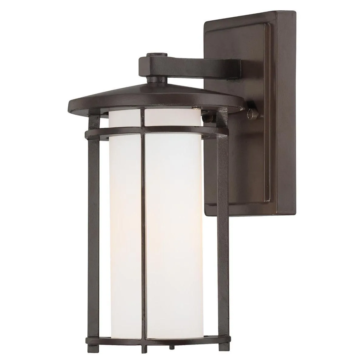 Addison Park 10 in. Outdoor Wall Lantern Bronze Finish