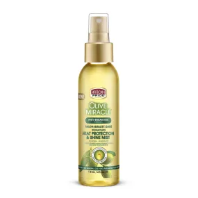 African Pride Olive Miracle Heat Protectant & Shine Mist 4 oz