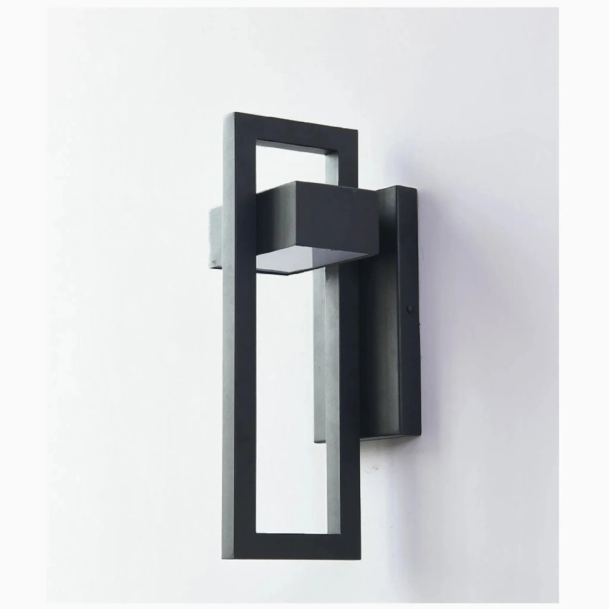 Alcamo | Black Retro Outdoor Waterproof LED Wall Lighting