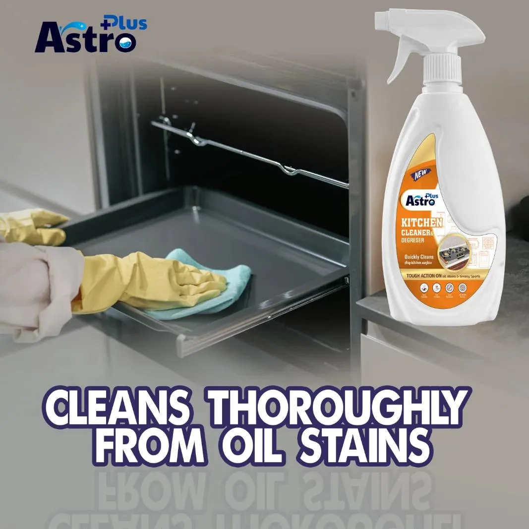 Astro Plus Kitchen Cleaner Remove Tough Grease|Cleans Stove ,Sink AND Chimney Etc.(500 ML).