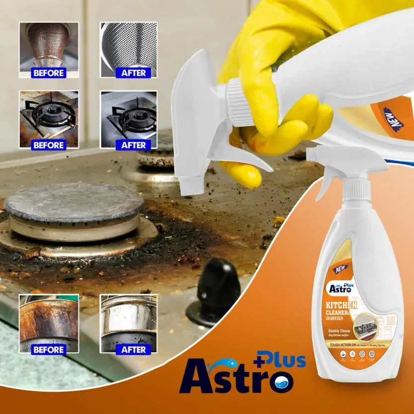 Astro Plus Kitchen Cleaner Remove Tough Grease|Cleans Stove ,Sink AND Chimney Etc.(500 ML).