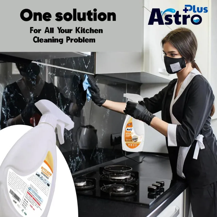 Astro Plus Kitchen Cleaner Remove Tough Grease|Cleans Stove ,Sink AND Chimney Etc.(500 ML).