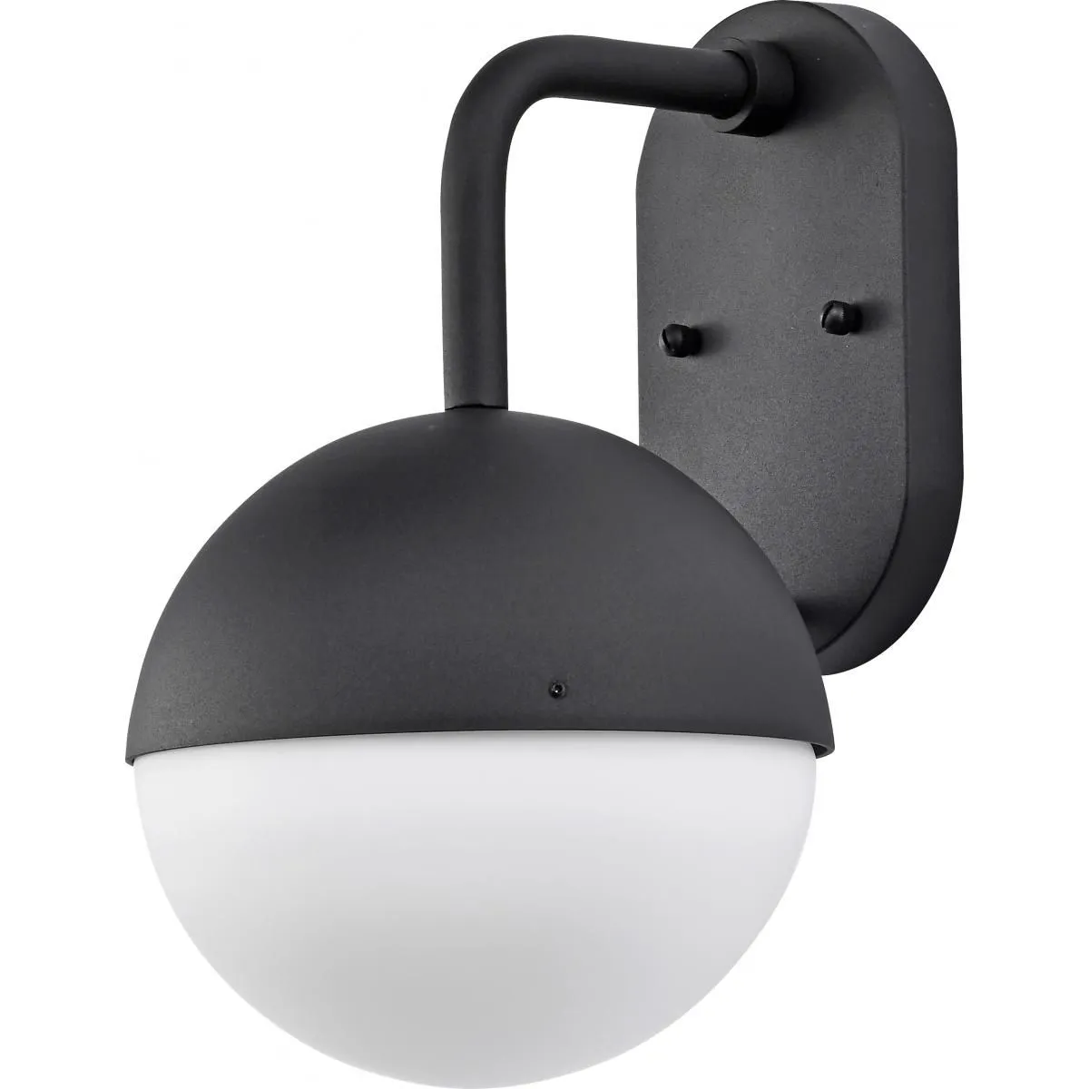 Atmosphere 14 In. LED Outdoor Wall Light Black Finish Opal Glass