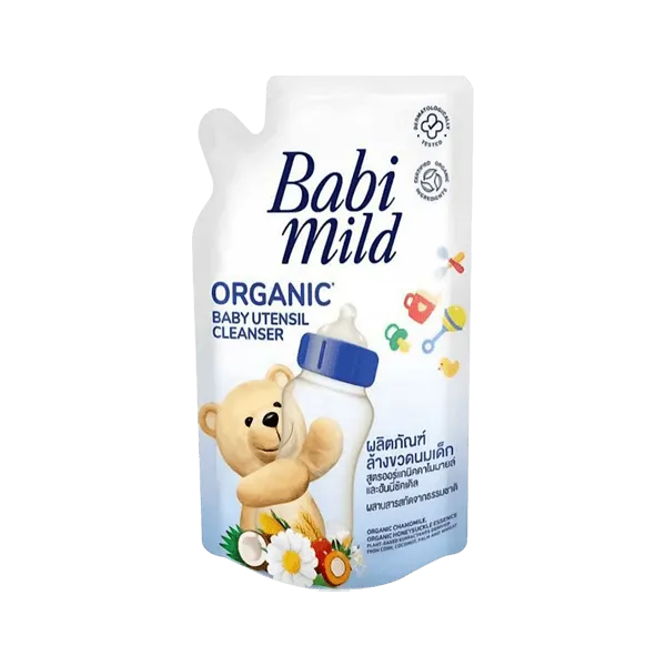 BABI MILD ORGANIC BABY UTENSIL CLEANSER POUCH 600ML