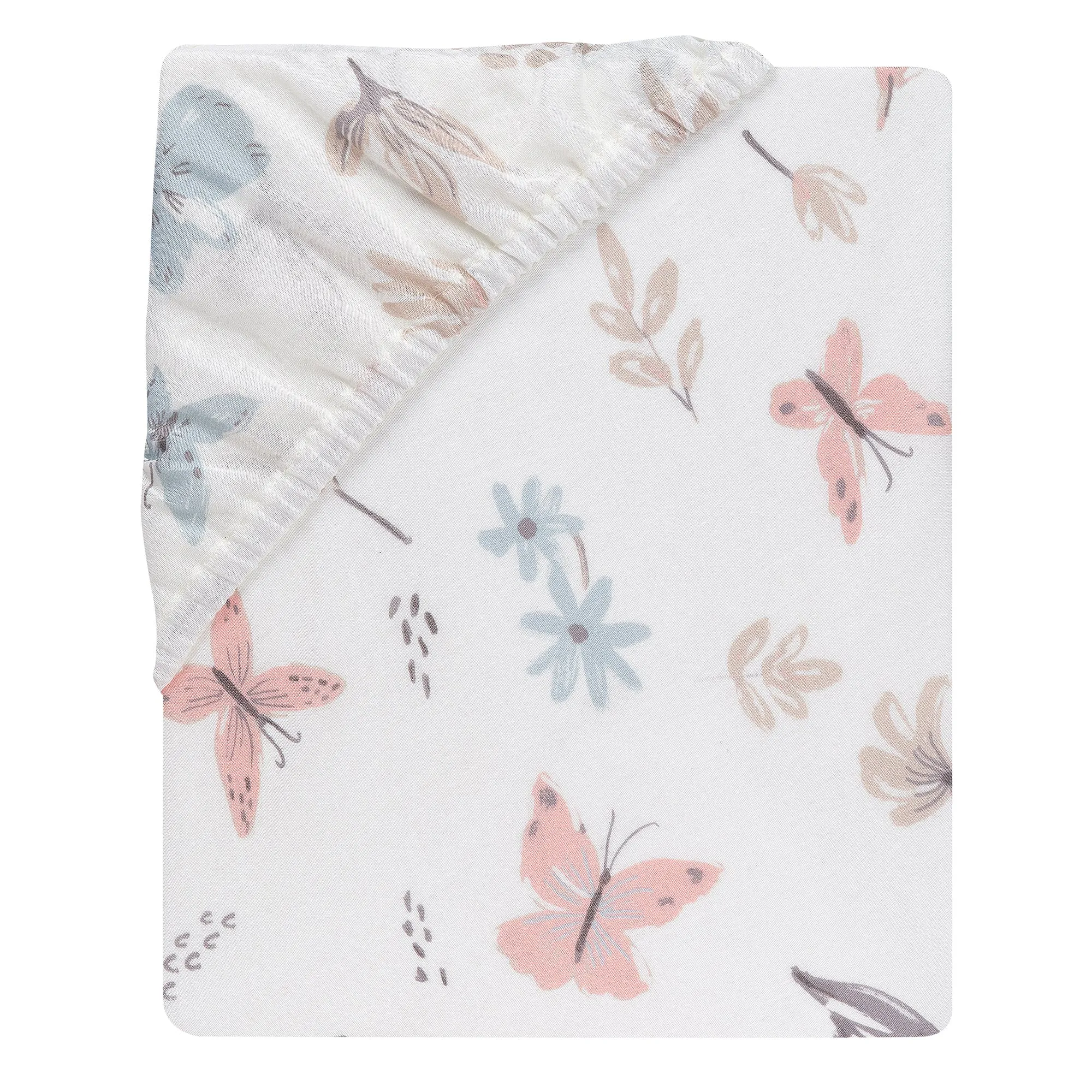 Baby Blooms Cotton Fitted Crib Sheet