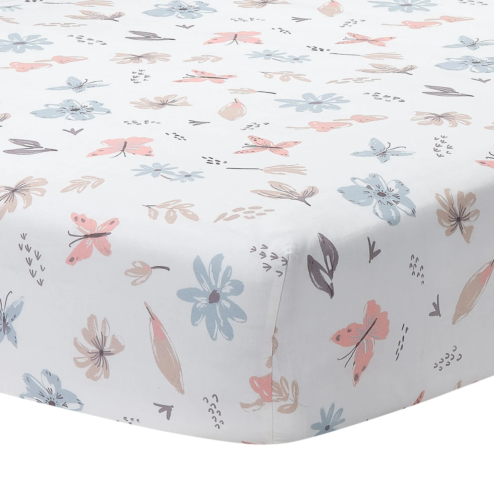 Baby Blooms Cotton Fitted Crib Sheet