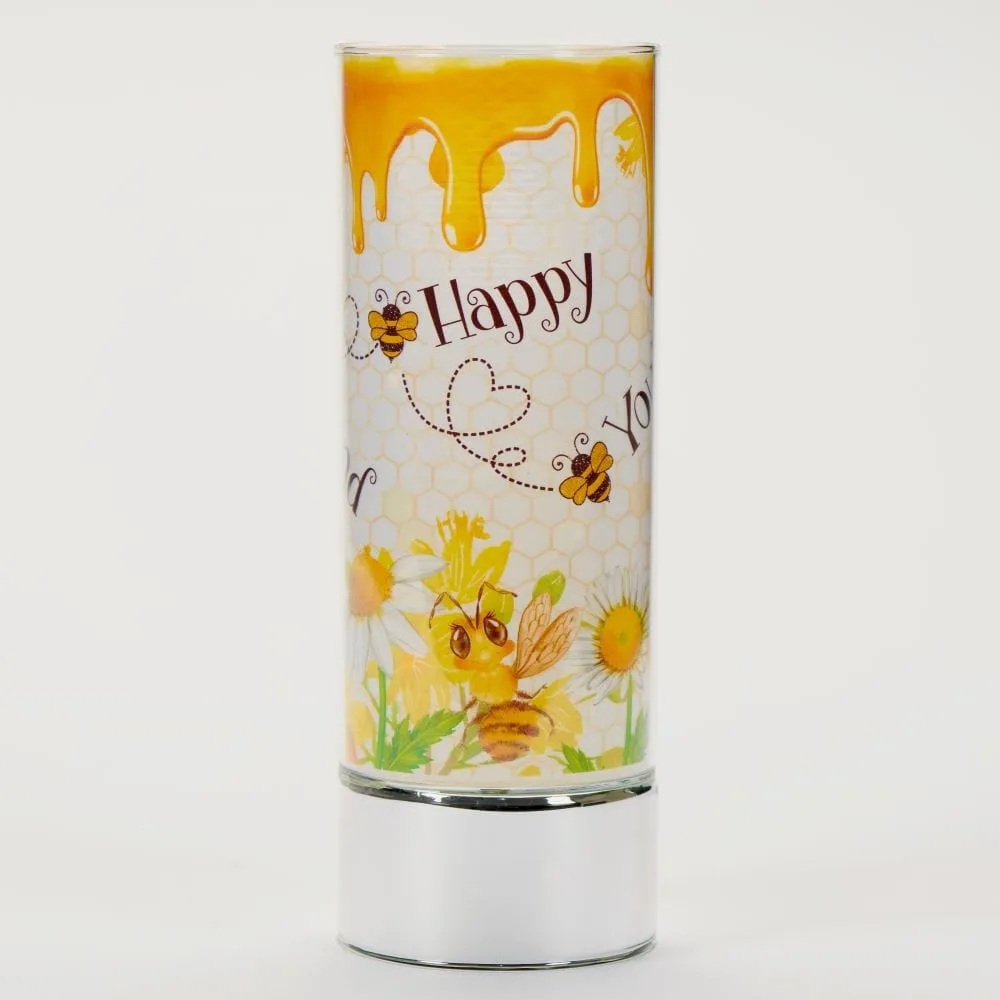 Bee-utiful Bundle- Sparkle Glass™ LED Cylinder with Bee-utiful Insert