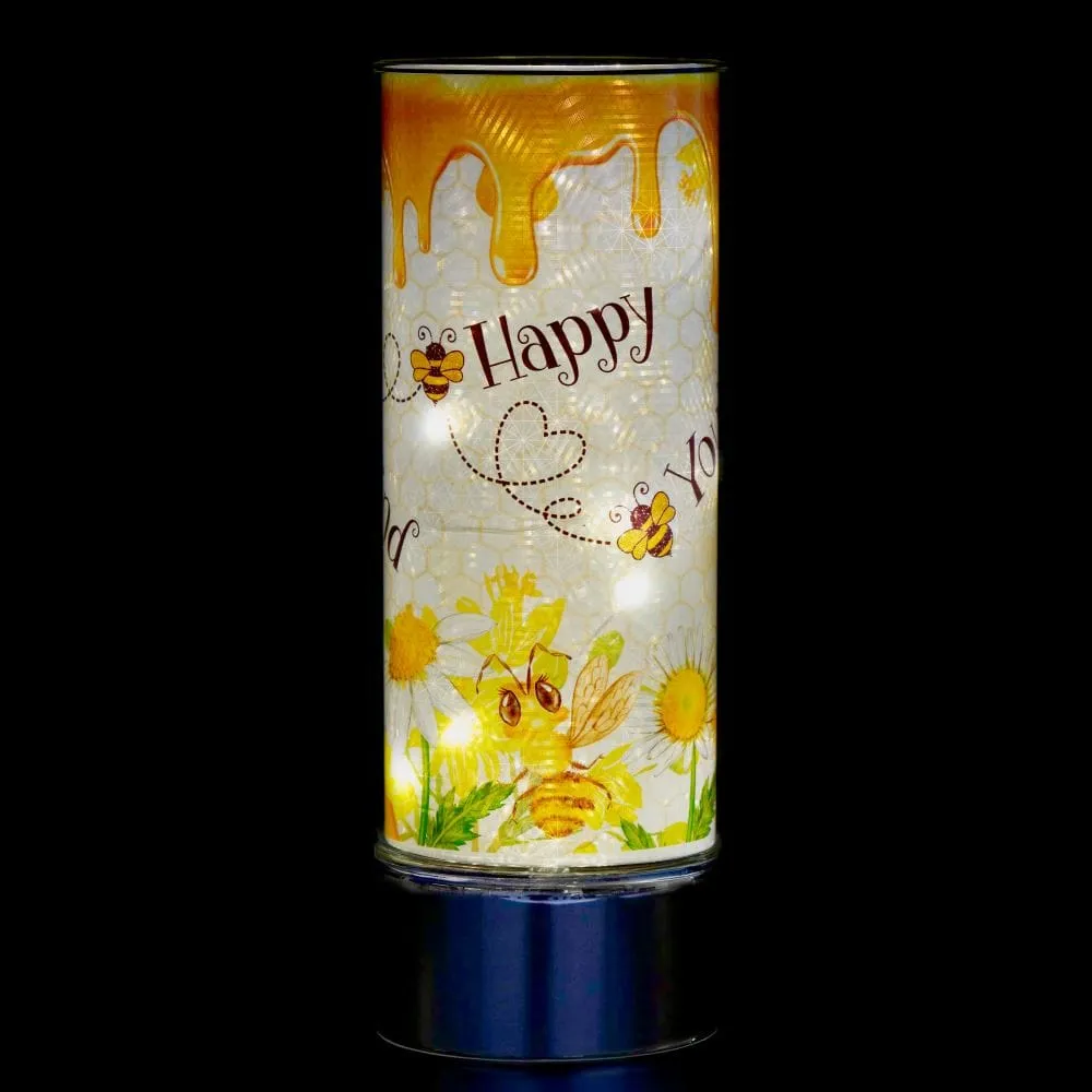 Bee-utiful Bundle- Sparkle Glass™ LED Cylinder with Bee-utiful Insert