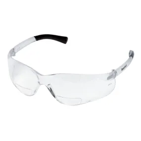 BKH20 MCR BearKat® BK1 Series Bifocal Readers Safety Glasses 2.0 Diopter, Clear Lens