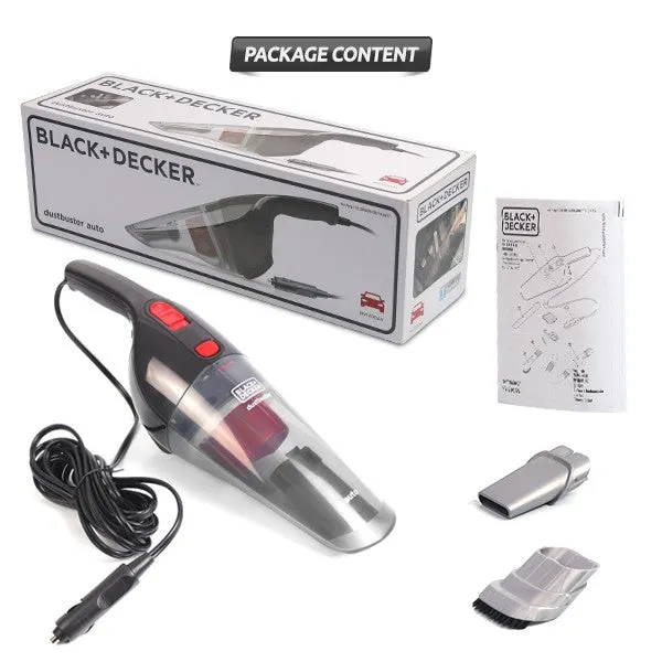 Black & Decker Car Vacuum Cleaner Dustbuster 12V 5M