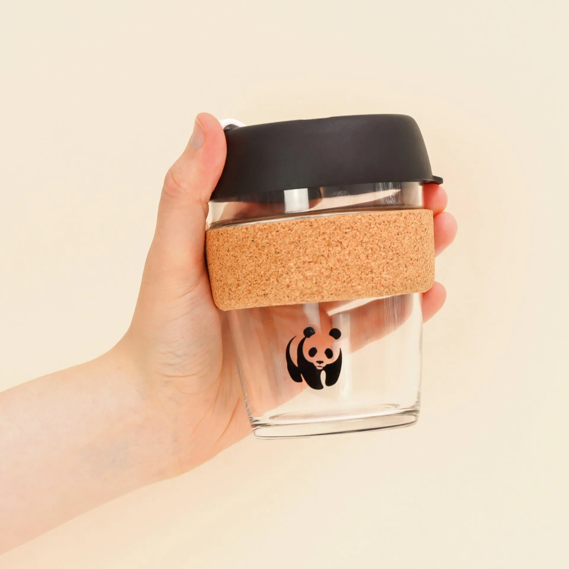 Black & White Cork KeepCup