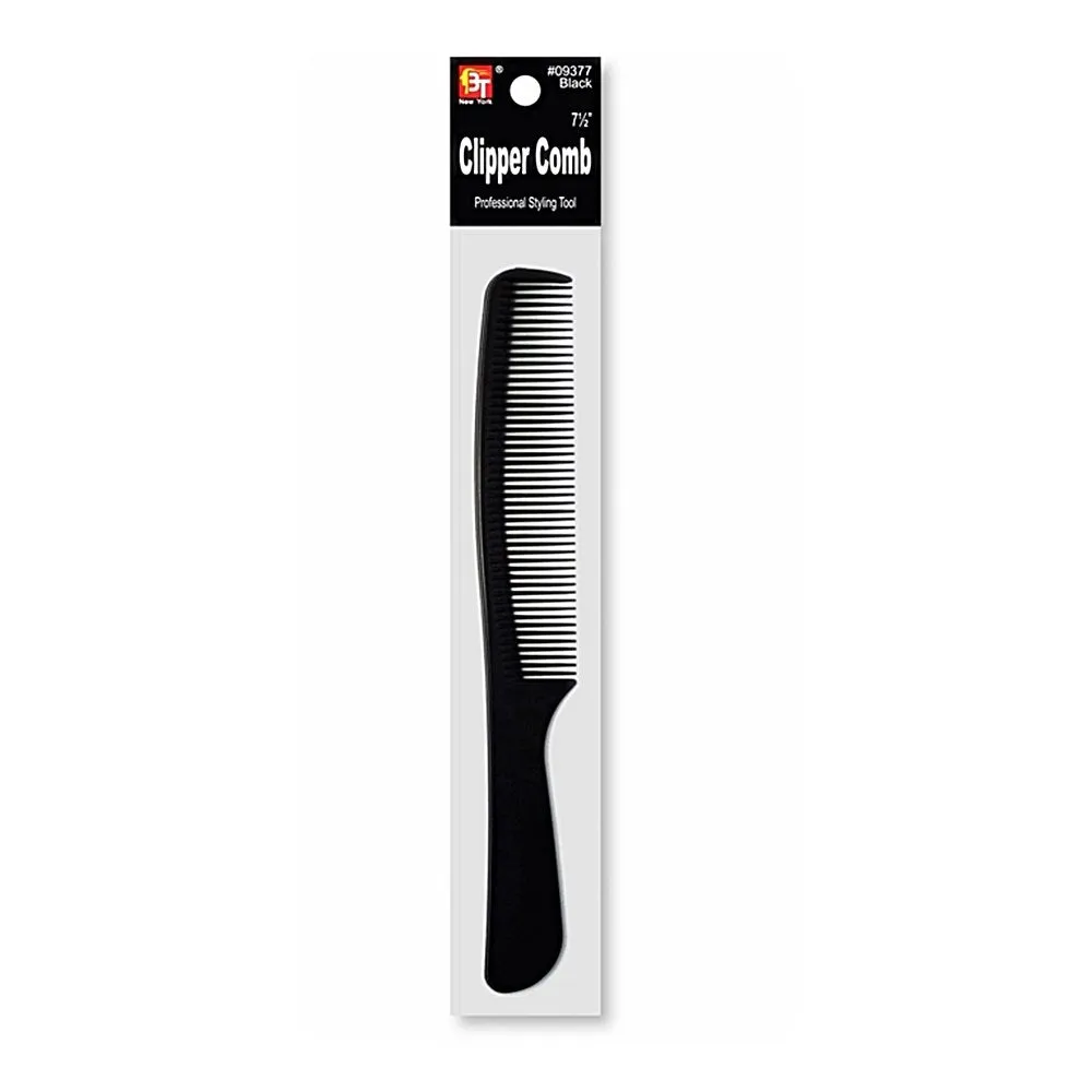 BLACK CLIPPER COMB (7 1-2")