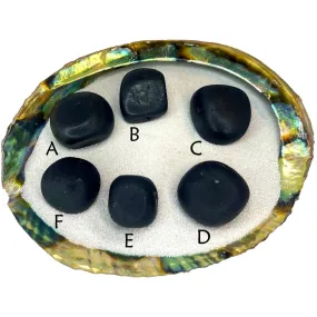 Black Tourmaline Matte Tumbled Stone