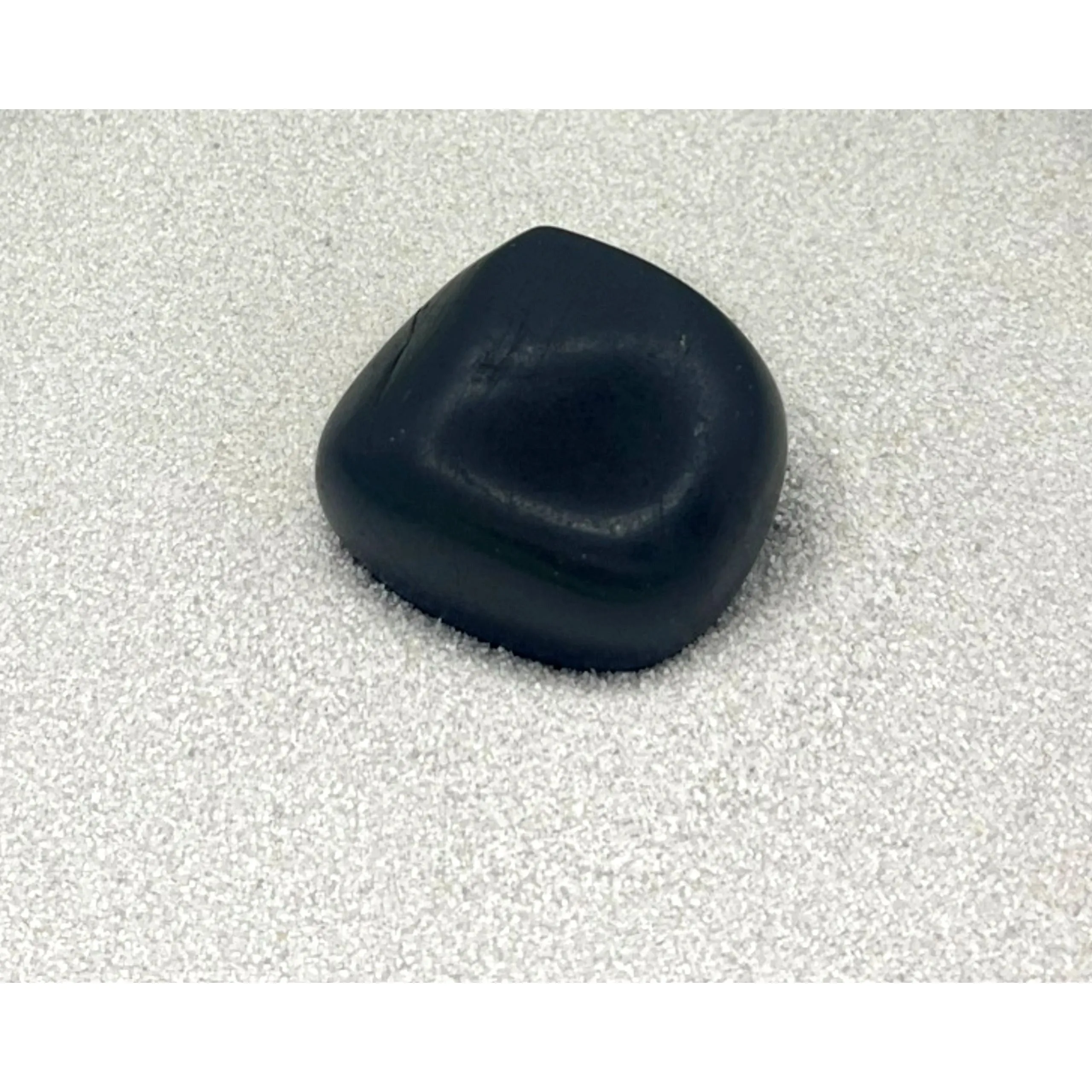 Black Tourmaline Matte Tumbled Stone