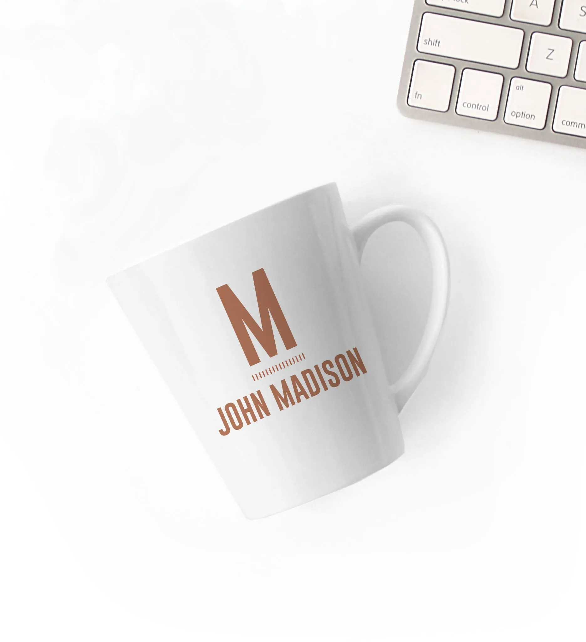 Block Monogram and Name Mug