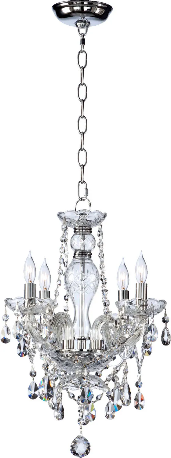 Bohemian Katerina Traditional Chandelier in Chrome