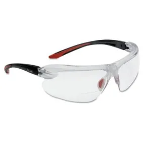 Bolle IRI-s Series Safety Glasses, Clear Lens, Platinum Anti-Fog and Anti-Scratch, TPR, 40223