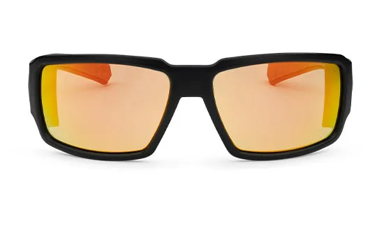 BOOGIE Safety - Photochromic Fire Red Orange Mirror