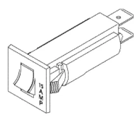 Breaker, Circuit For Dental Vacuum (15A) Part: 3801-120/VPB166