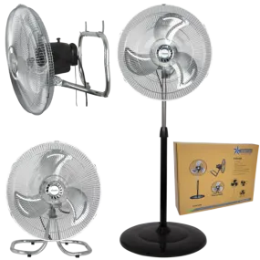 Bright Star Lighting FAN008/3 IN ONE Floor, Table & Wall Fan