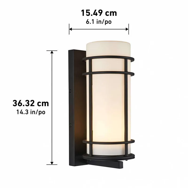 BRIS-BL Stellar 1-lt 14" Tall LED Outdoor Wall Light