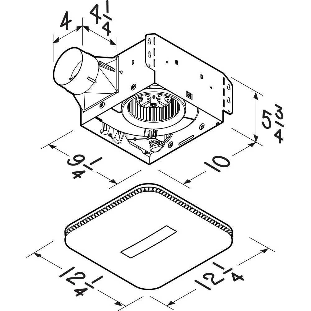 Broan® 80 CFM  Exhaust Fan