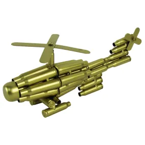 Bullet Shell Casing Shaped Military Helicopter