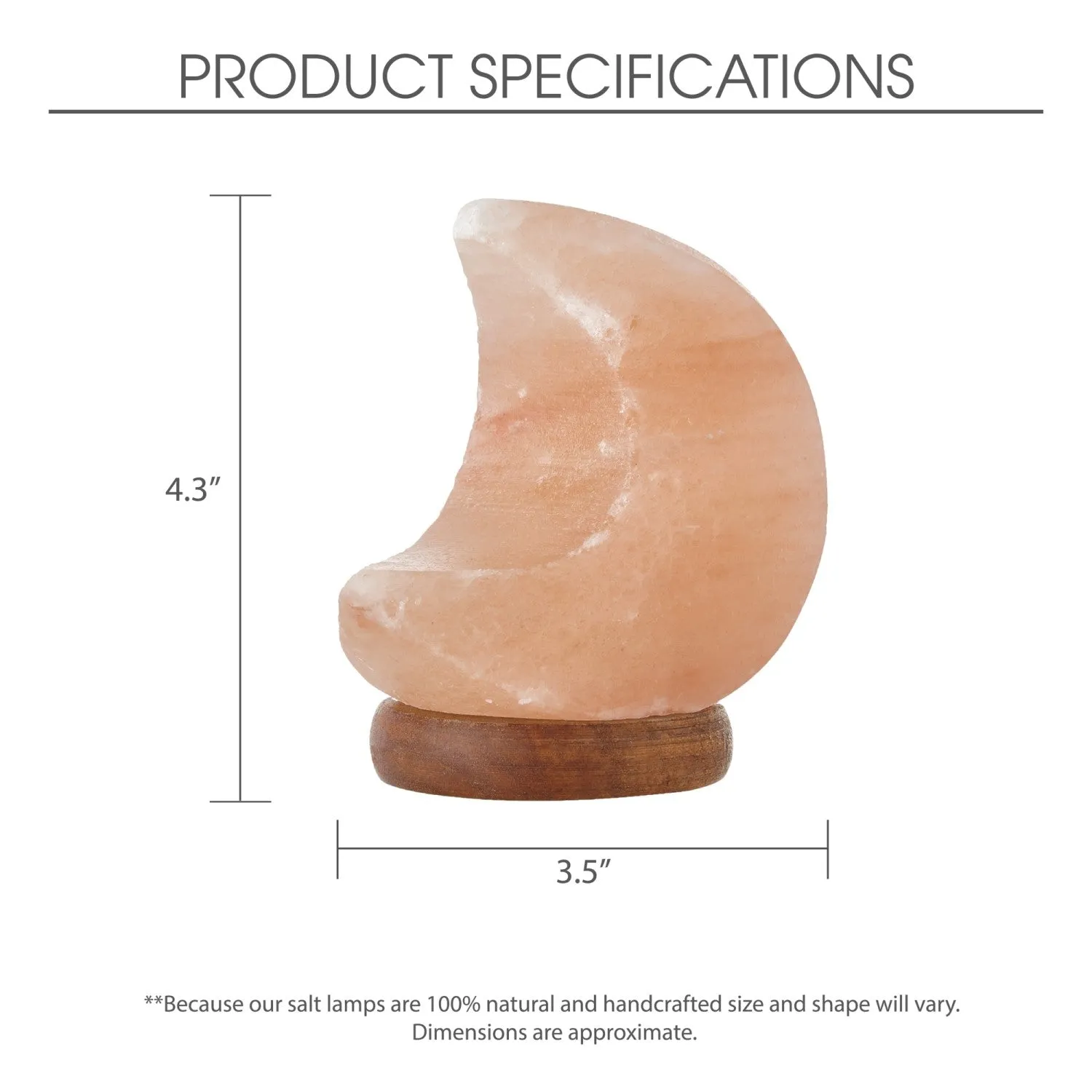 Calla Moon Salt Lamp