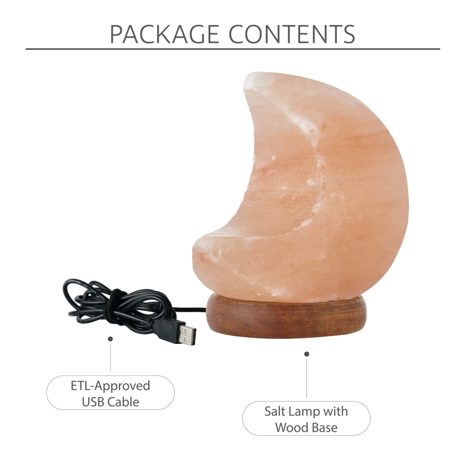 Calla Moon Salt Lamp