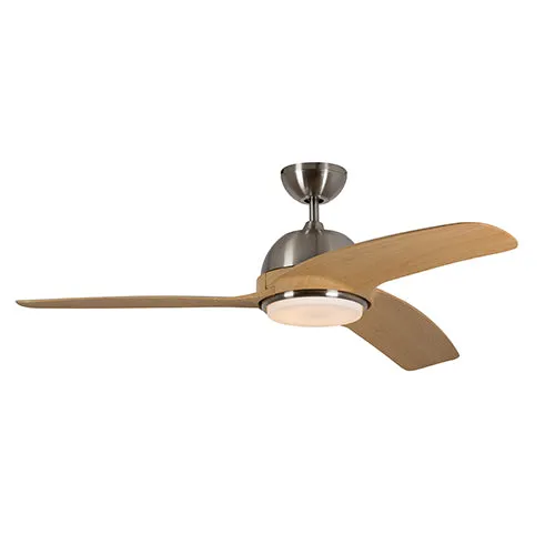 Ceiling Fan 3 Blades Light Wood/Sc Dc Motor