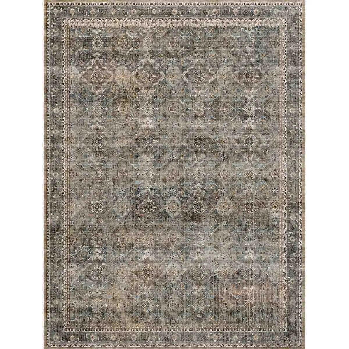 Clara Grey Olive Rug - Second Love