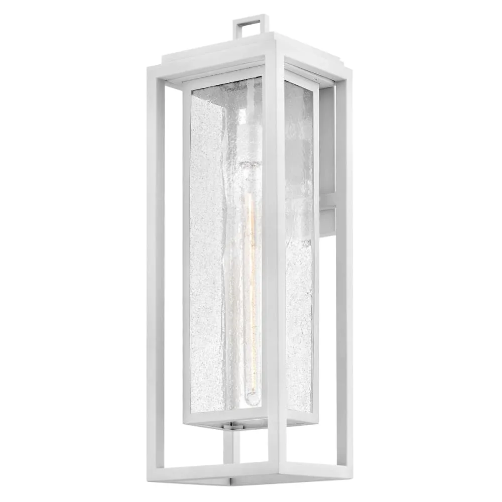 Clearwater Coastal Outdoor Wall Lantern - Extra Large 27" - Textured White