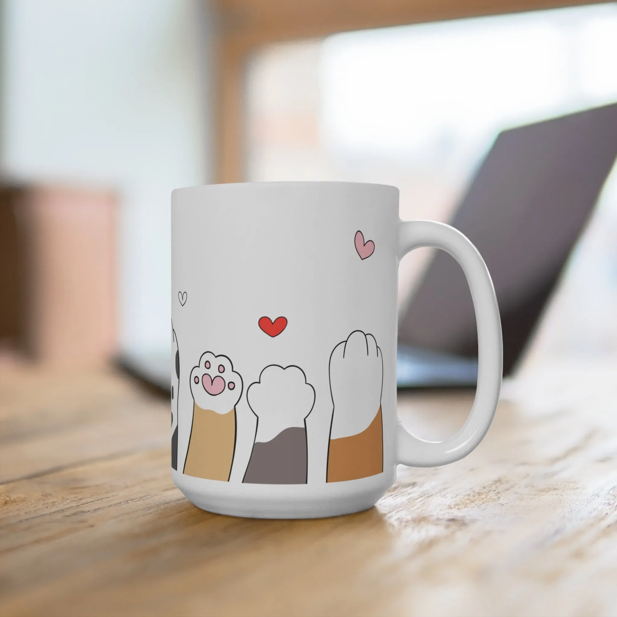 Coffee Mug - My Favorite People are Cats - Cat Lover's Delight! 15 oz