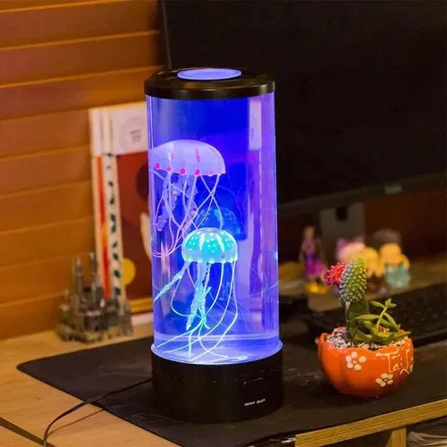 Color Changing Jellyfish Lamp - LED Jellyfish Aquarium Table Night Light