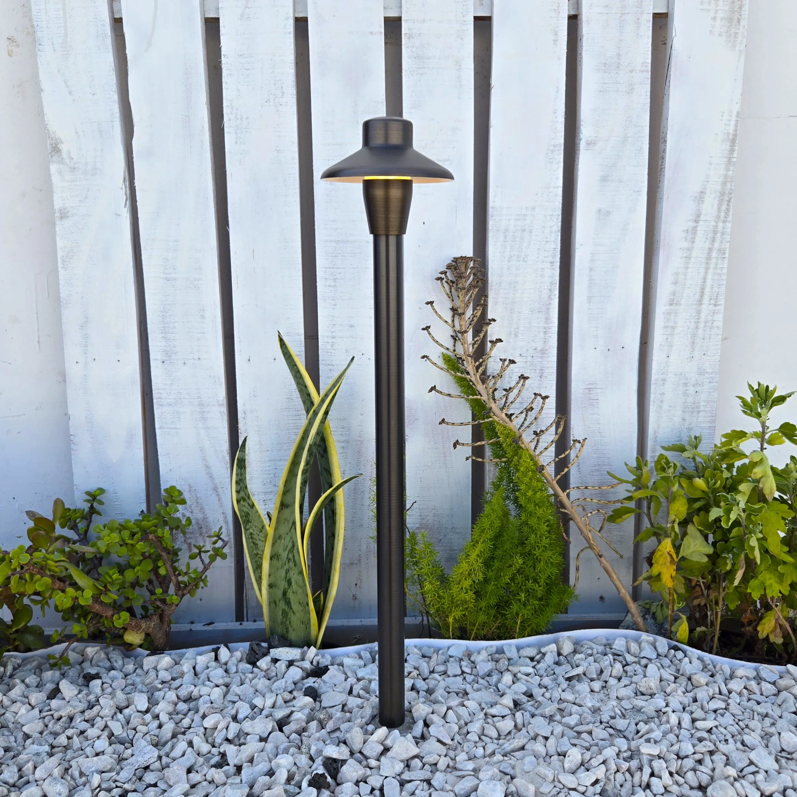 COMBO KIT II - Solid Cast Brass Outdoor Landscape Pathway & Spot Lighting