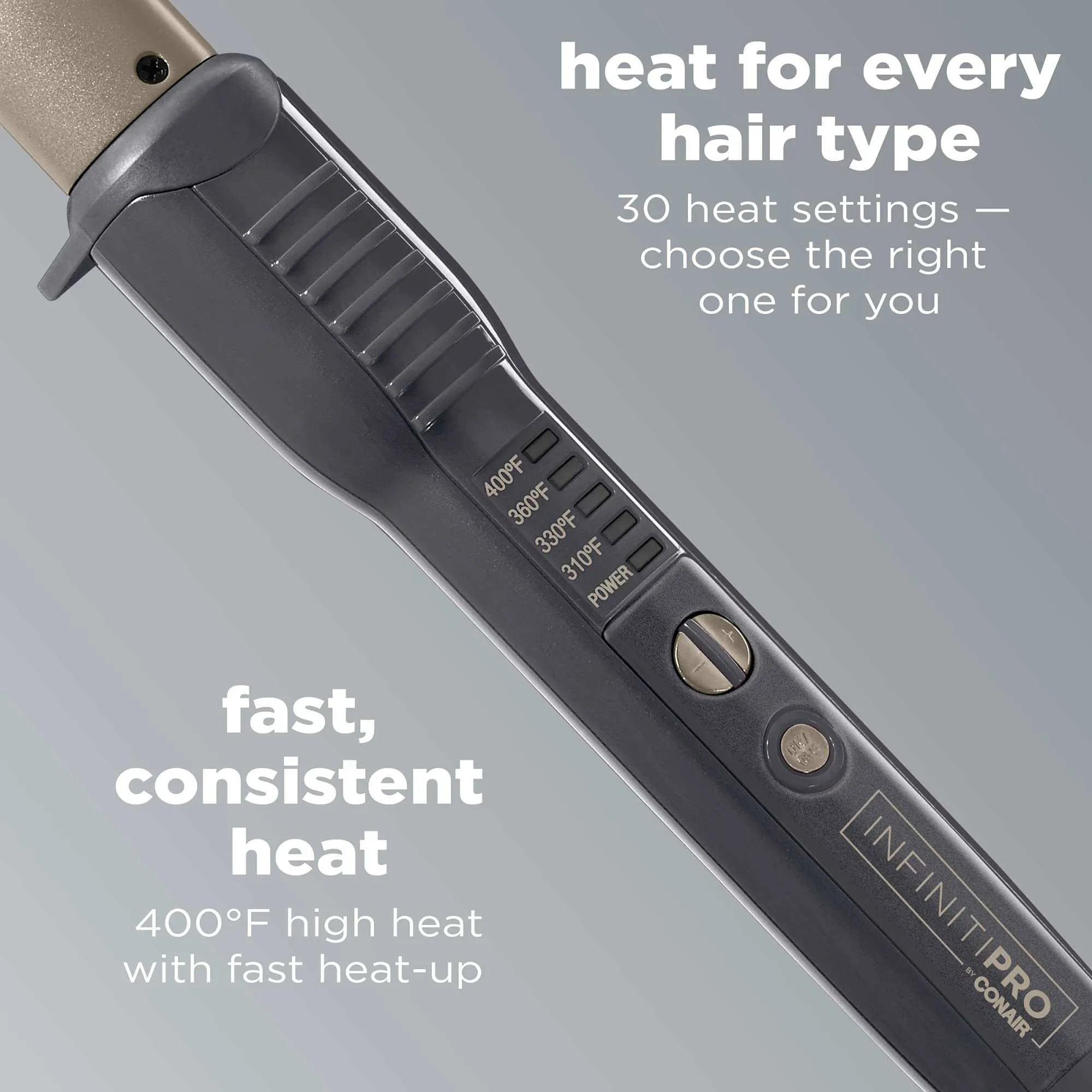 Conair InfinitiPro Tourmaline Ceramic 1-inch to ½-inch Curling Wand