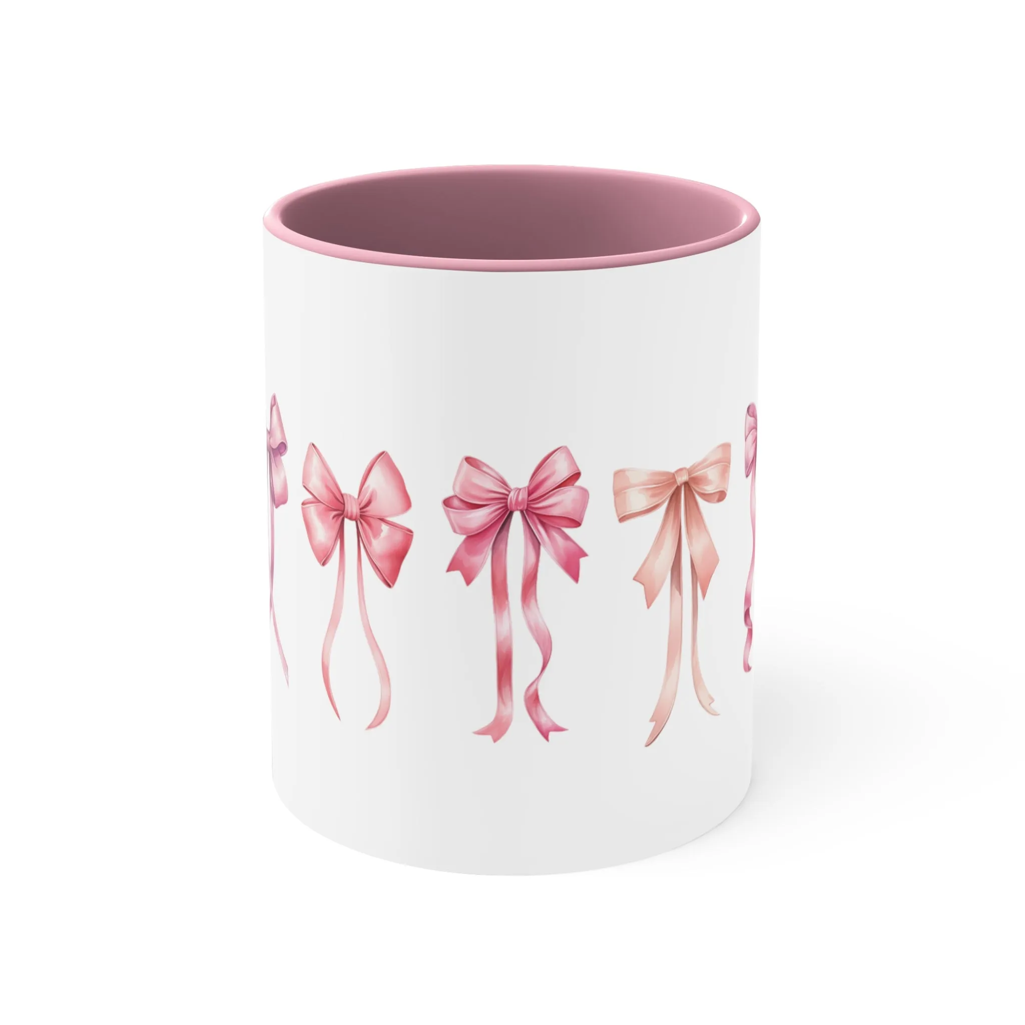 Coquette Bow Mug, Ballet Bows Mug, Pink Bow Coquette Mug