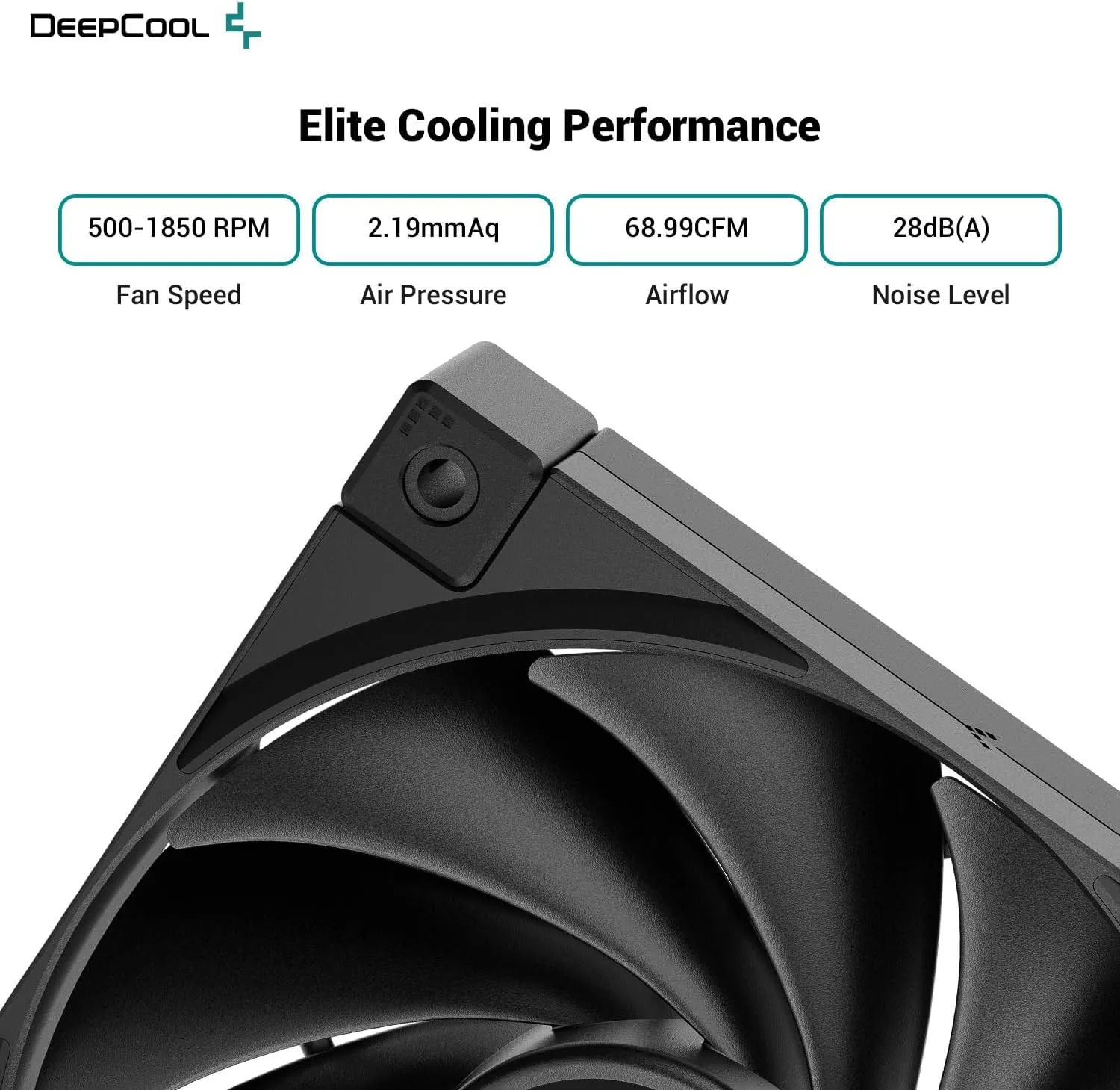 DeepCool AK620 Black 黑色 CPU Cooler, FK120 3-in-1 Cooling Fan, 6 Copper Heatpipes, 260W TDP (AIRDC-AK620)